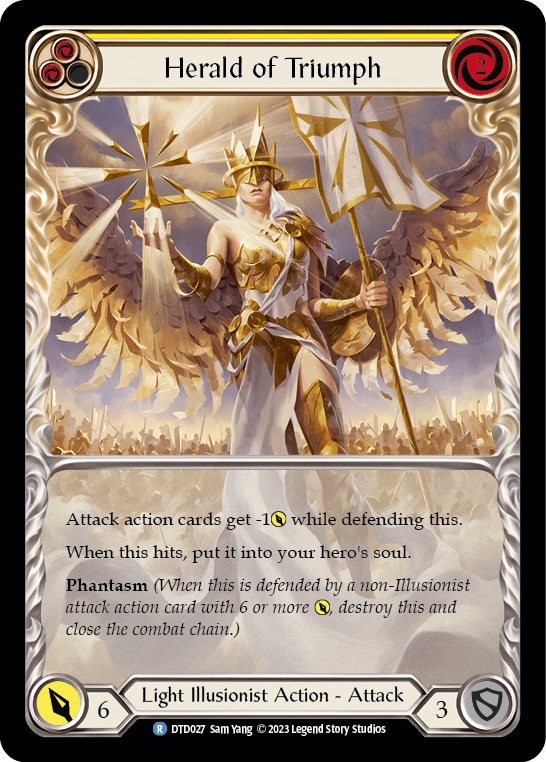 [N-DTD027-R]Herald of Triumph (Yellow) (Extended Art)