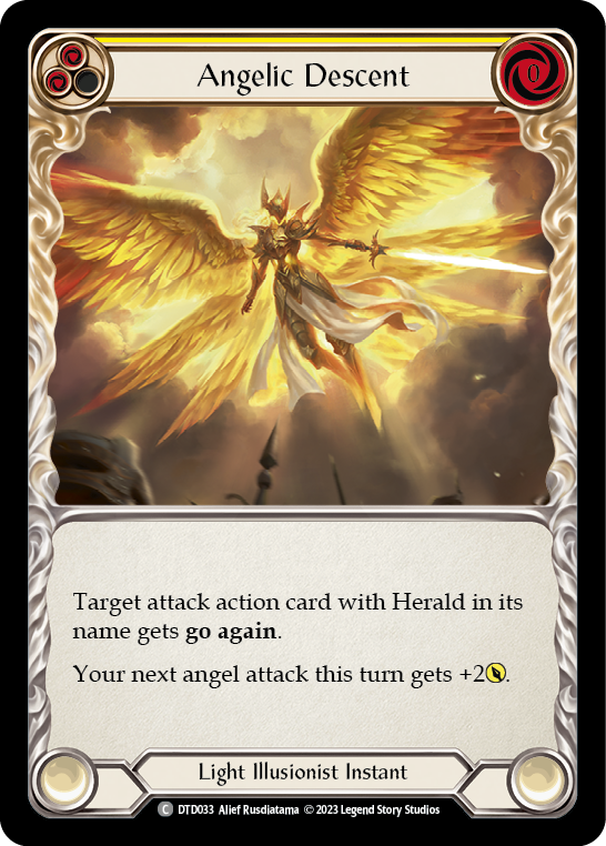 [N-DTD033-C]Angelic Descent (Yellow)