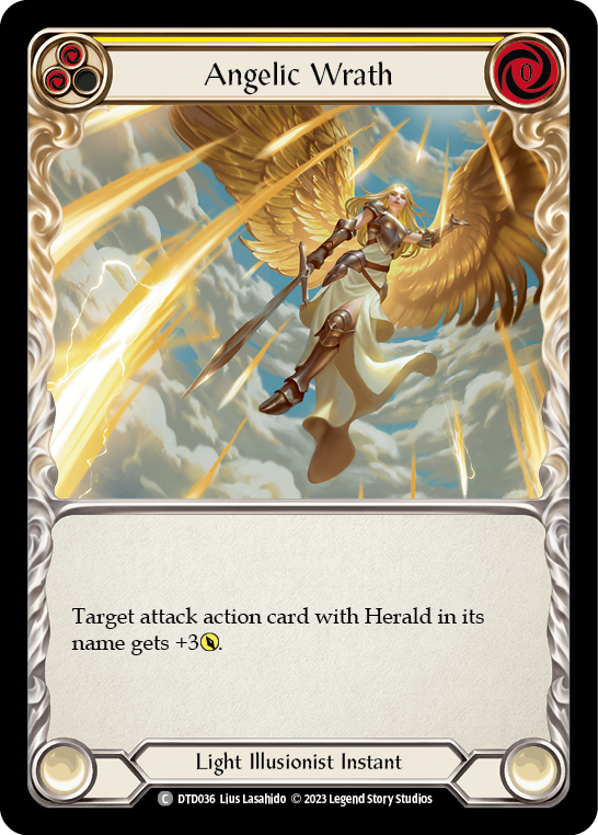 [N-DTD036-C]Angelic Wrath (Yellow)