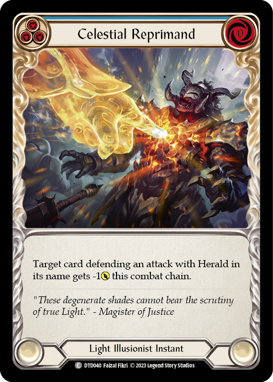 [N-DTD040-C]Celestial Reprimand (Blue)