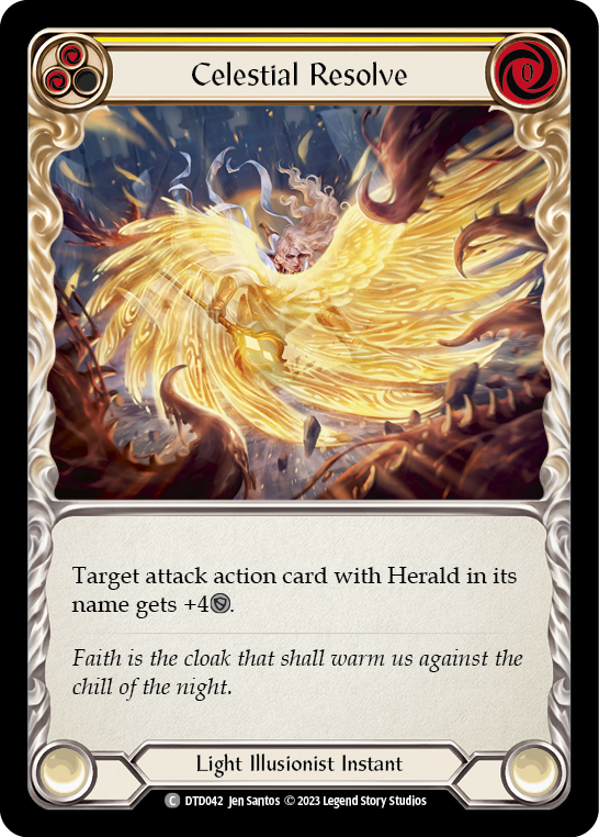 [N-DTD042-C]Celestial Resolve (Yellow)