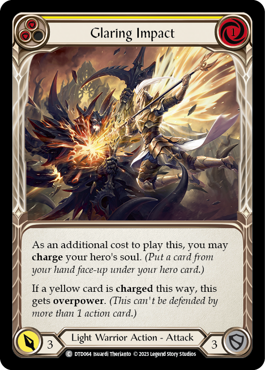 【Rainbow Foil】[N-DTD064-C]Glaring Impact (Yellow)