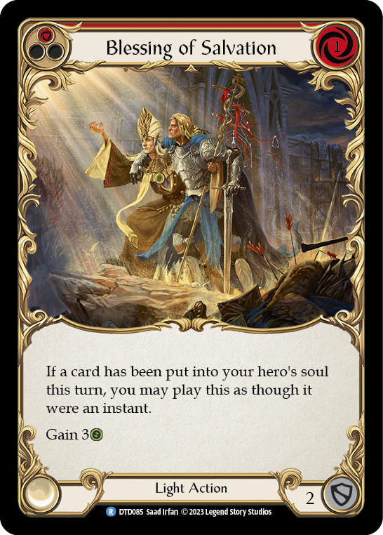 [N-DTD085-R]Blessing of Salvation (Red)