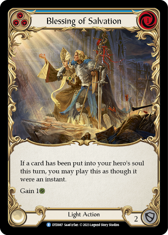 [N-DTD087-R]Blessing of Salvation (Blue)