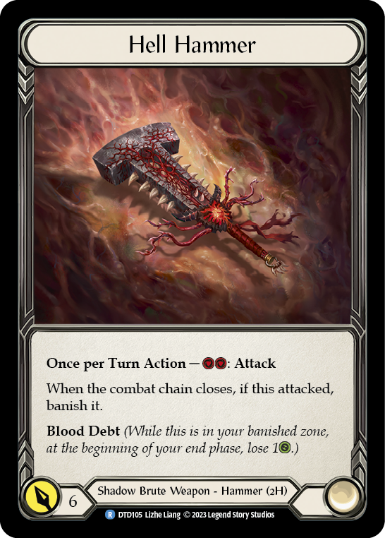 [N-DTD105-R]Hell Hammer