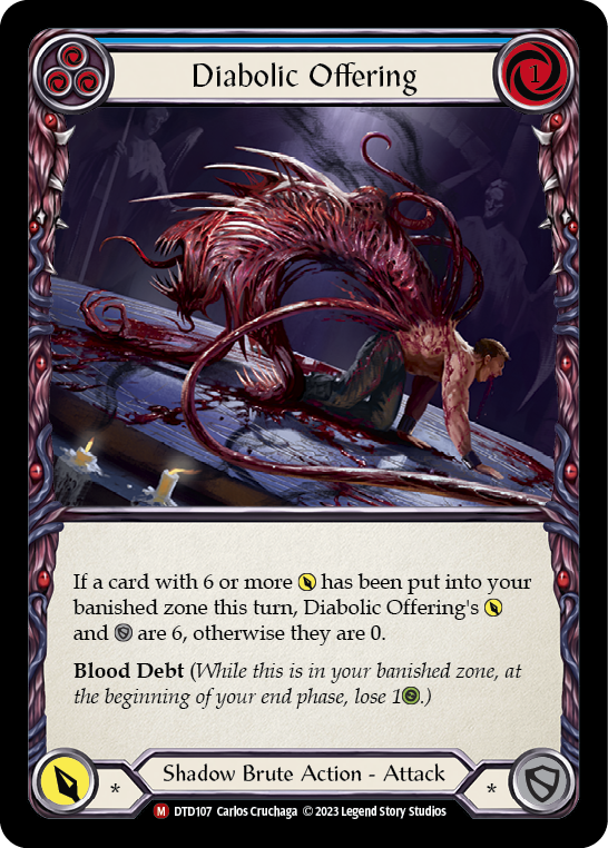 【Rainbow Foil】[N-DTD107-M]Diabolic Offering