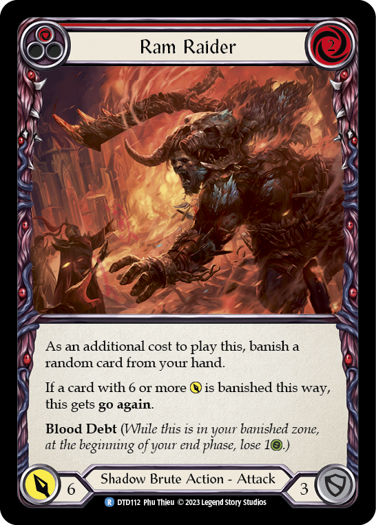 [N-DTD112-R]Ram Raider (Red)