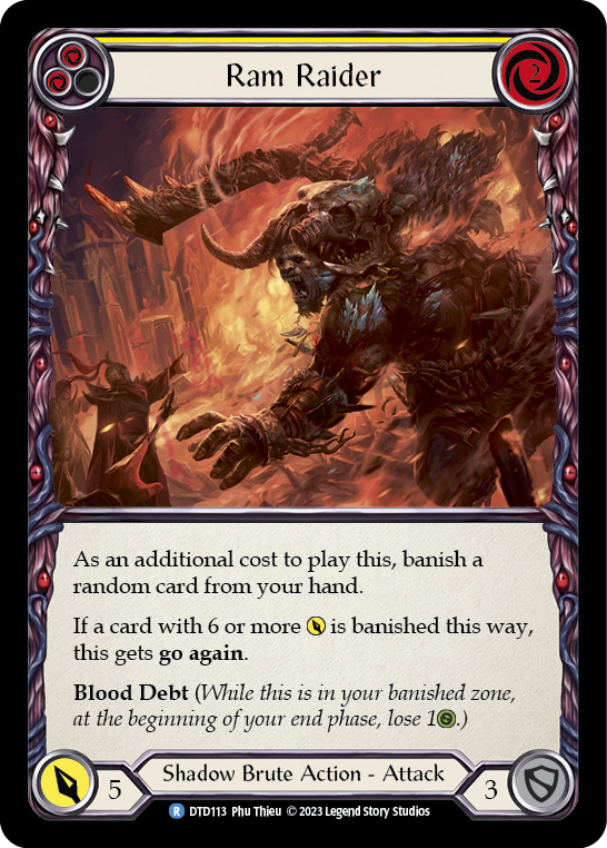 [N-DTD113-R]Ram Raider (Yellow)