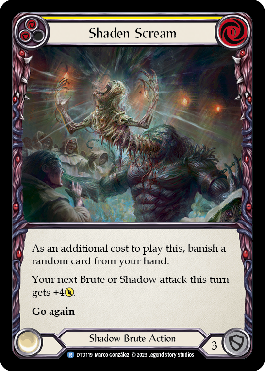 [N-DTD119-R]Shaden Scream (Yellow)