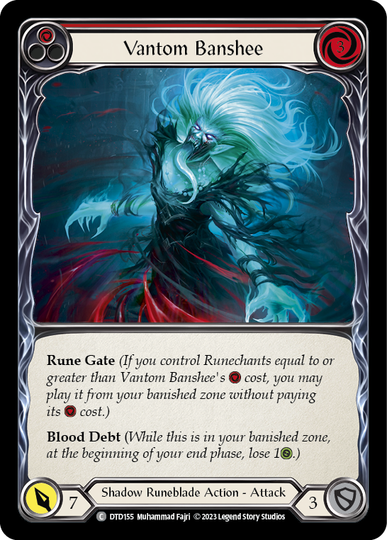 【Rainbow Foil】[N-DTD155-C]Vantom Banshee (Red)