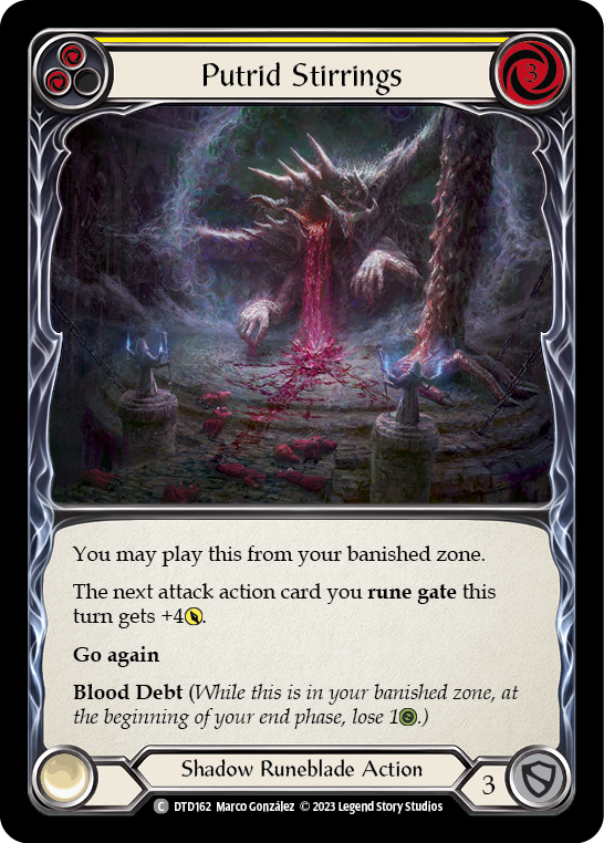 [N-DTD162-C]Putrid Stirrings (Yellow)