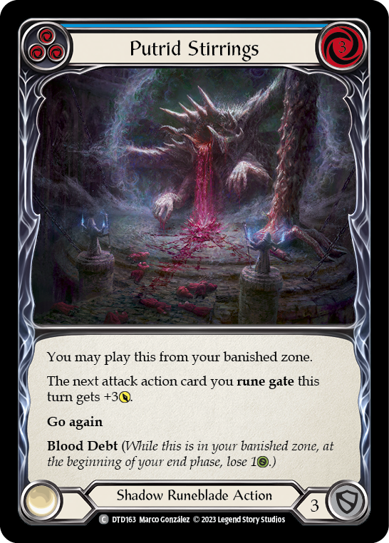 [N-DTD163-C]Putrid Stirrings (Blue)