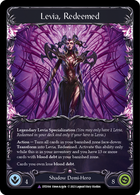 【Cold Foil】[N-DTD164-V]Levia, Redeemed // Blasmophet, Levia Consumed (Alternate Border)