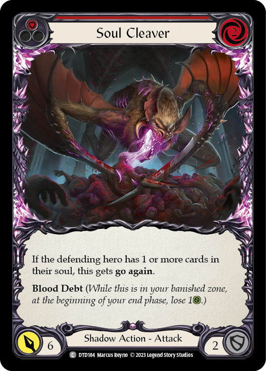 【Rainbow Foil】[N-DTD184-C]Soul Cleaver (Red)