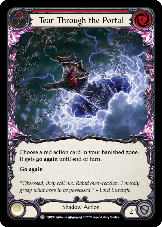 【Rainbow Foil】[N-DTD190-C]Tear Through the Portal (Red)