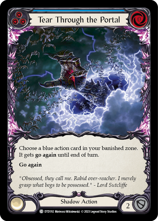 【Rainbow Foil】[N-DTD192-C]Tear Through the Portal (Blue)