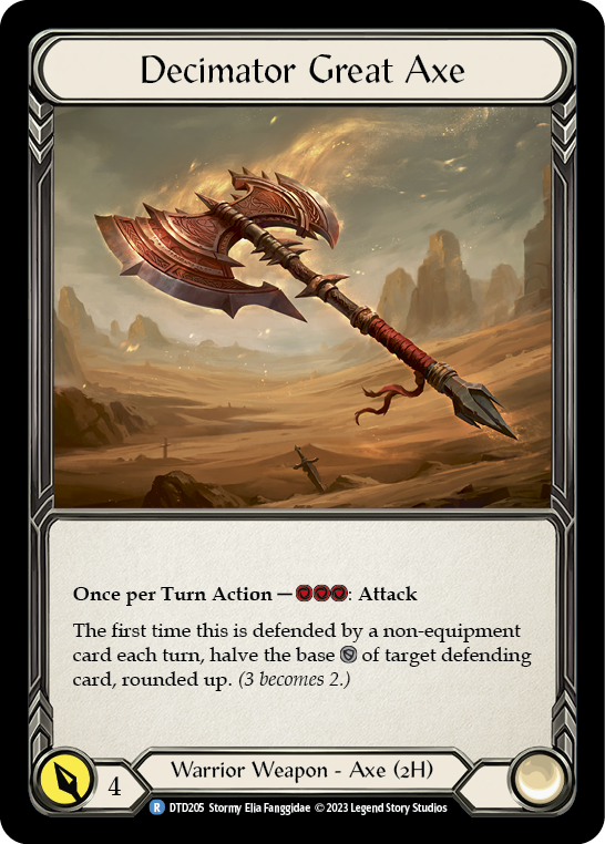 [N-DTD205-R]Decimator Great Axe