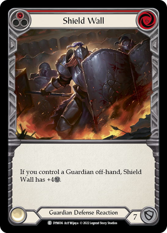 [N-DYN036-C]Shield Wall (Red)