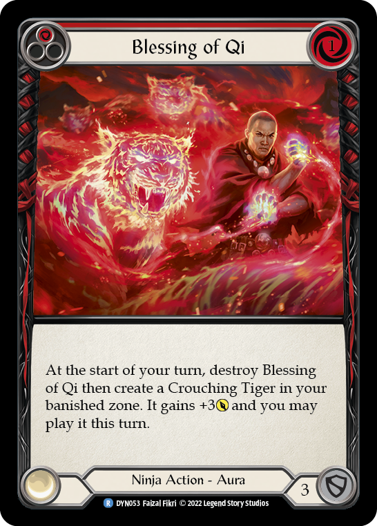 [N-DYN053-R]Blessing of Qi (Red)