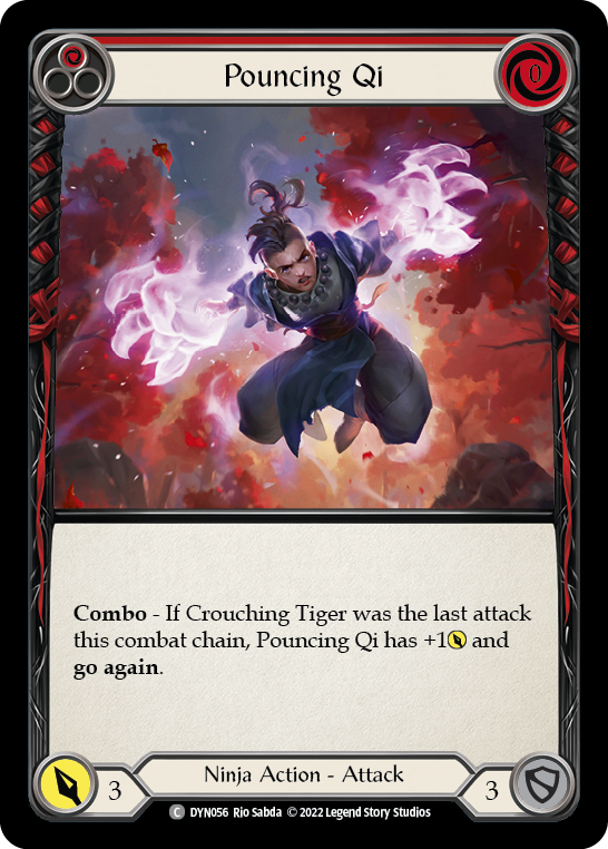 [N-DYN056-C]Pouncing Qi (Red)