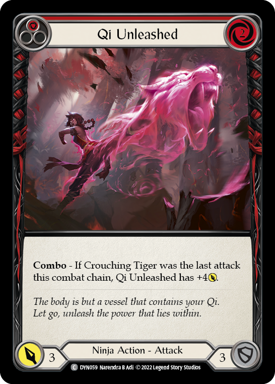 [N-DYN059-C]Qi Unleashed (Red)