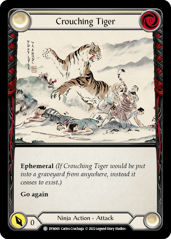 【Rainbow Foil】[N-DYN065-C]Crouching Tiger