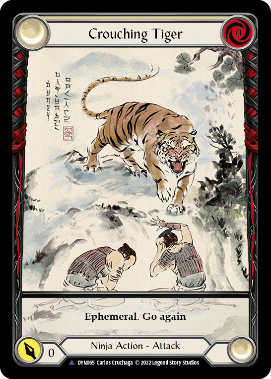 【Cold Foil】[N-DYN065-V]Crouching Tiger (Alternate Art)