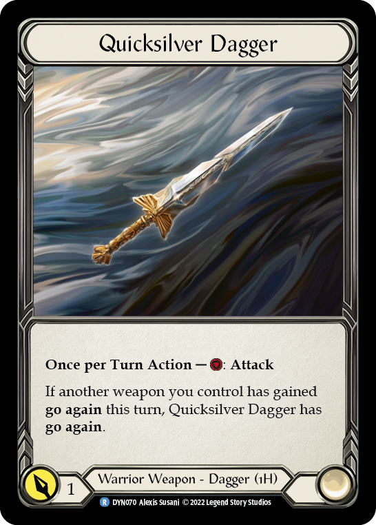 【Rainbow Foil】[N-DYN070-R]Quicksilver Dagger