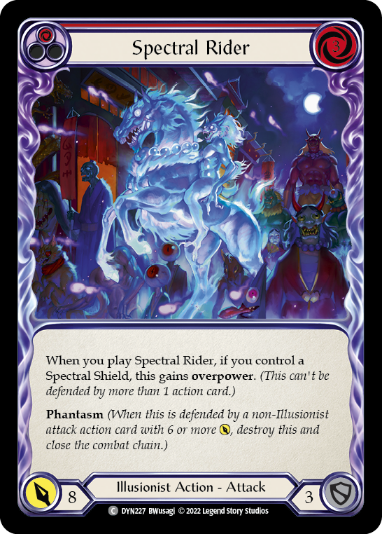 【Rainbow Foil】[N-DYN227-C]Spectral Rider (Red)