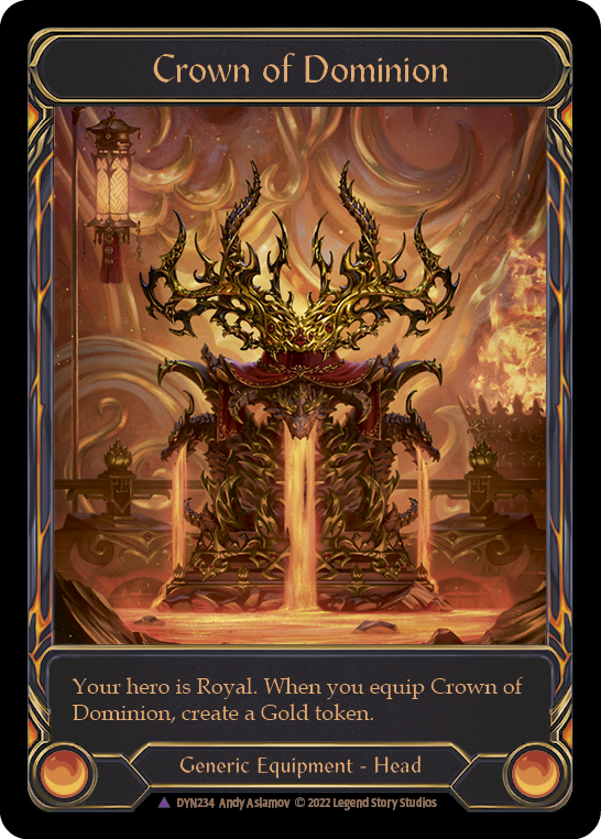 【Cold Foil】[N-DYN234-V]Crown of Dominion (Extended Art)