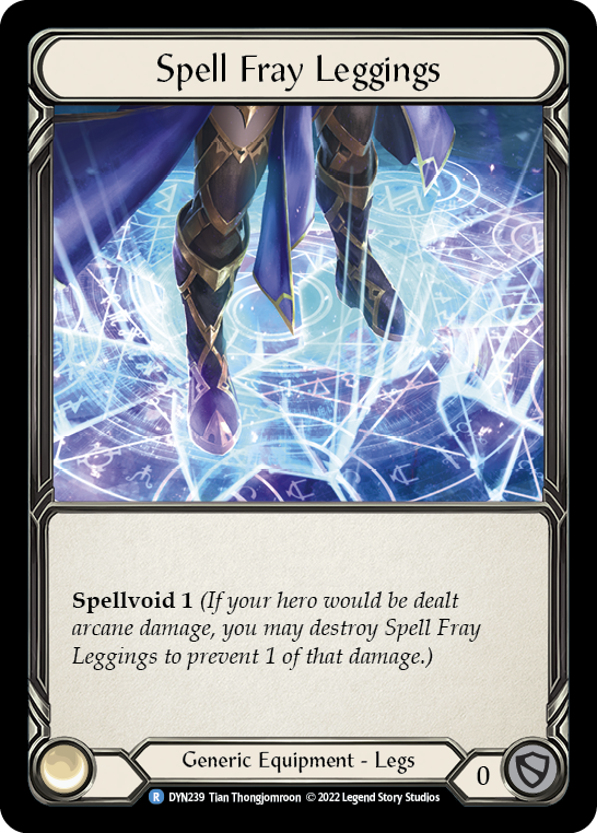 [N-DYN239-R]Spell Fray Leggings