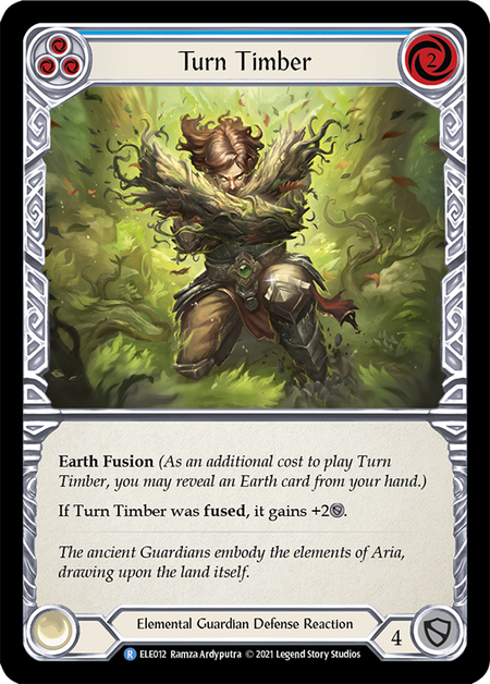 [F-ELE012-R]Turn Timber (Blue)