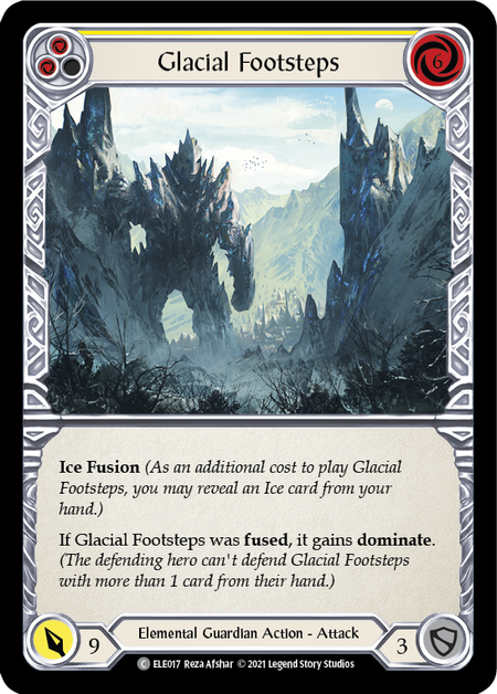 [F-ELE017-C]Glacial Footsteps (Yellow)