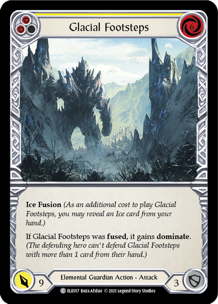 [U-ELE017-C]Glacial Footsteps (Yellow)