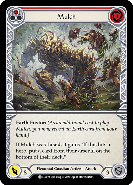 [F-ELE019-C]Mulch (Red)