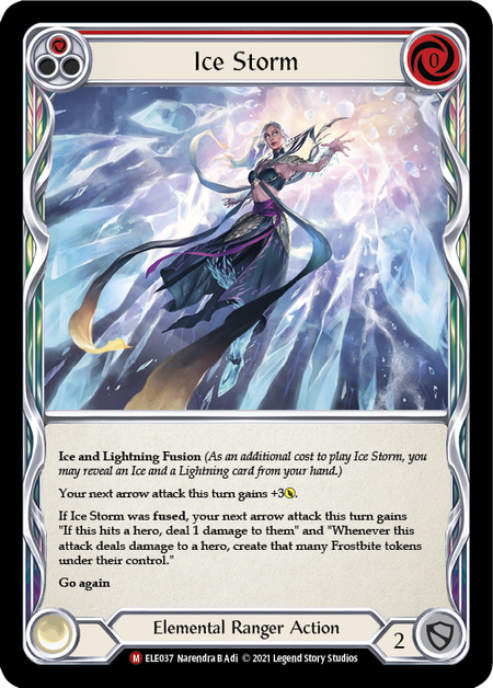 【Rainbow Foil】[F-ELE037-M]Ice Storm