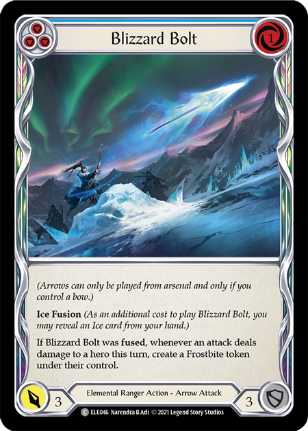 [F-ELE046-C]Blizzard Bolt (Blue)