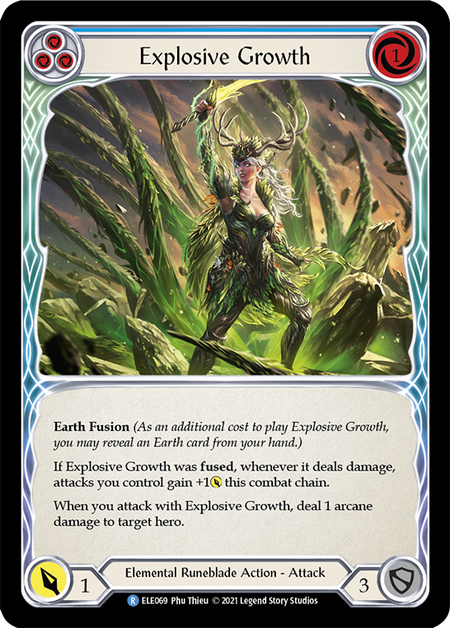 [F-ELE069-R]Explosive Growth (Blue)