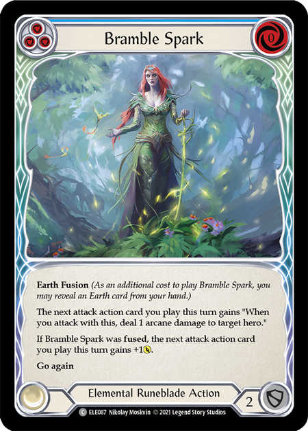 【Rainbow Foil】[F-ELE087-C]Bramble Spark (Blue)