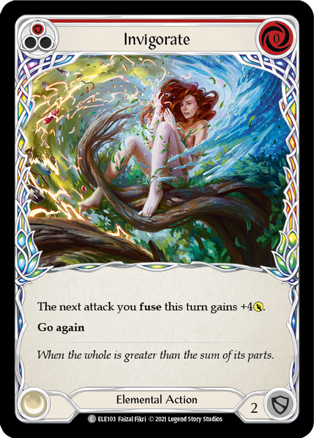 【Rainbow Foil】[F-ELE103-C]Invigorate (Red)