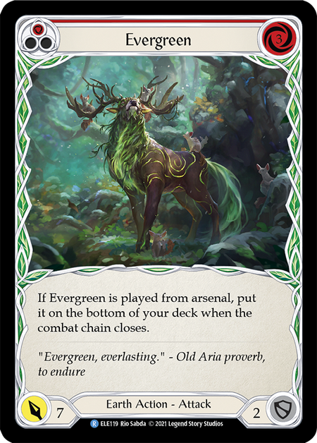 [F-ELE119-R]Evergreen (Red)