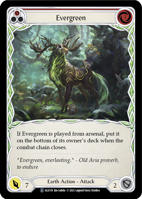 [U-ELE119-R]Evergreen (Red)