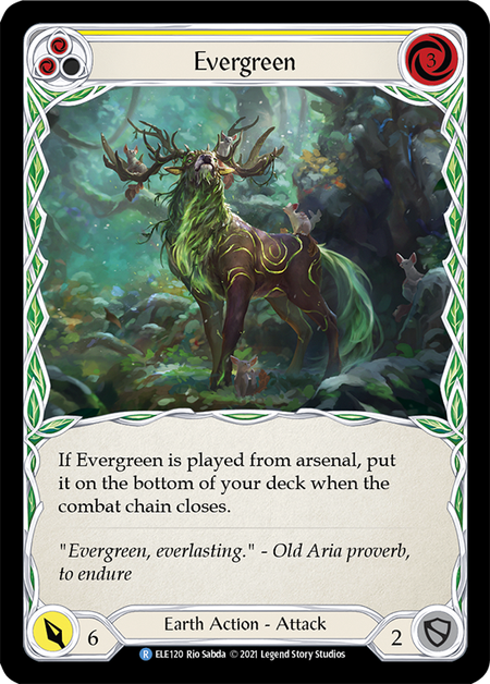 [F-ELE120-R]Evergreen (Yellow)