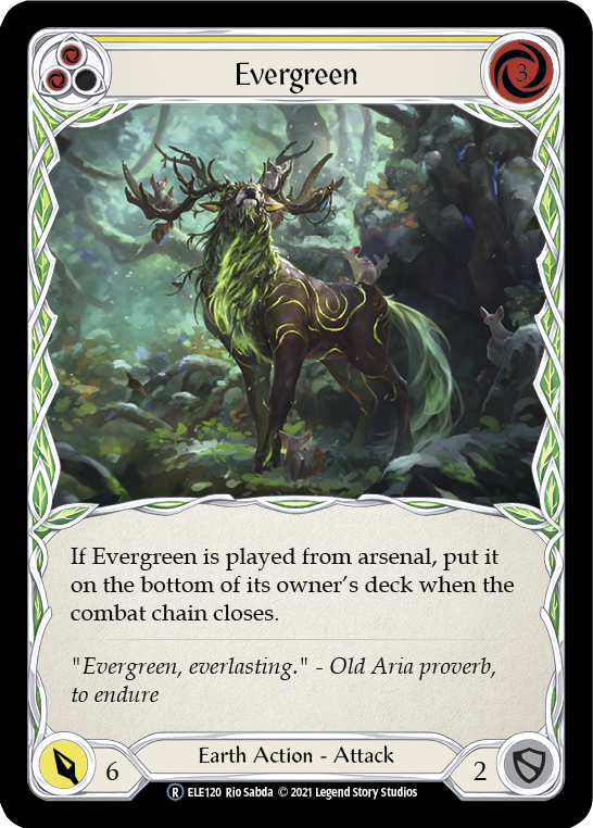 [U-ELE120-R]Evergreen (Yellow)