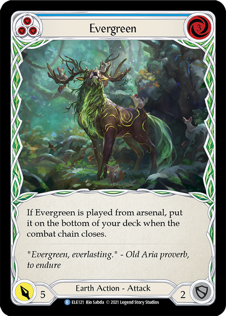 [F-ELE121-R]Evergreen (Blue)