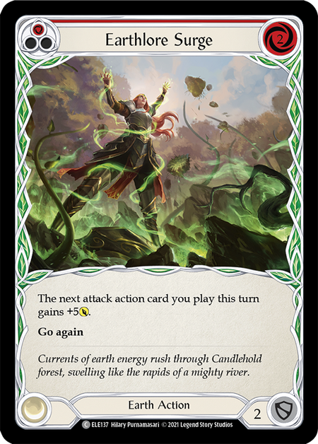 [F-ELE137-C]Earthlore Surge (Red)