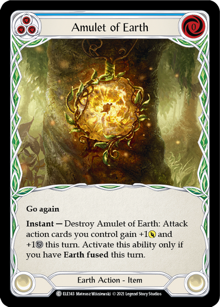 [F-ELE143-C]Amulet of Earth