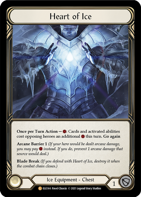 【Cold Foil】[F-ELE144-L]Heart of Ice