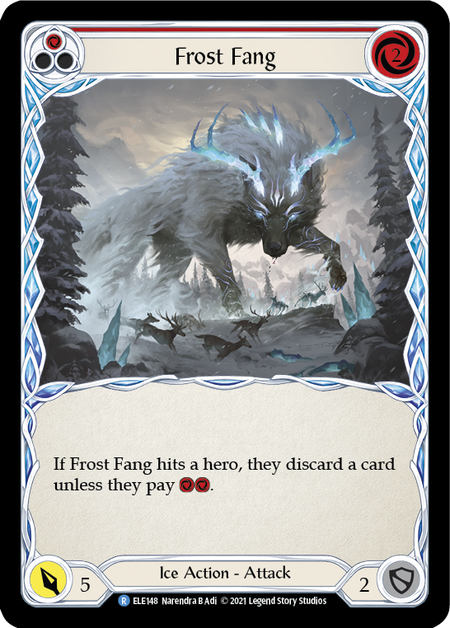 [F-ELE148-R]Frost Fang (Red)