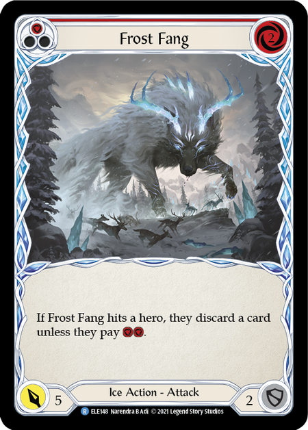 【Rainbow Foil】[F-ELE148-R]Frost Fang (Red)